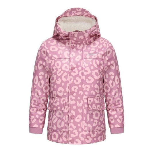 Pink - Front - Gelert Childrens-Kids Leopard Print Raincoat