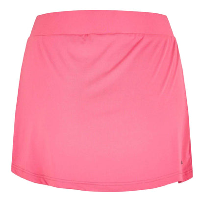 Pink - Back - Head Womens-Ladies Club Pleated Tennis Skort