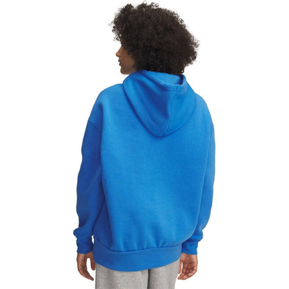Blue - Back - Under Armour Womens-Ladies Icons Fleece Oversized Hoodie