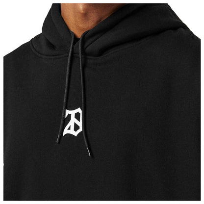 Black - Side - 28 Club Mens Performance Gym Hoodie