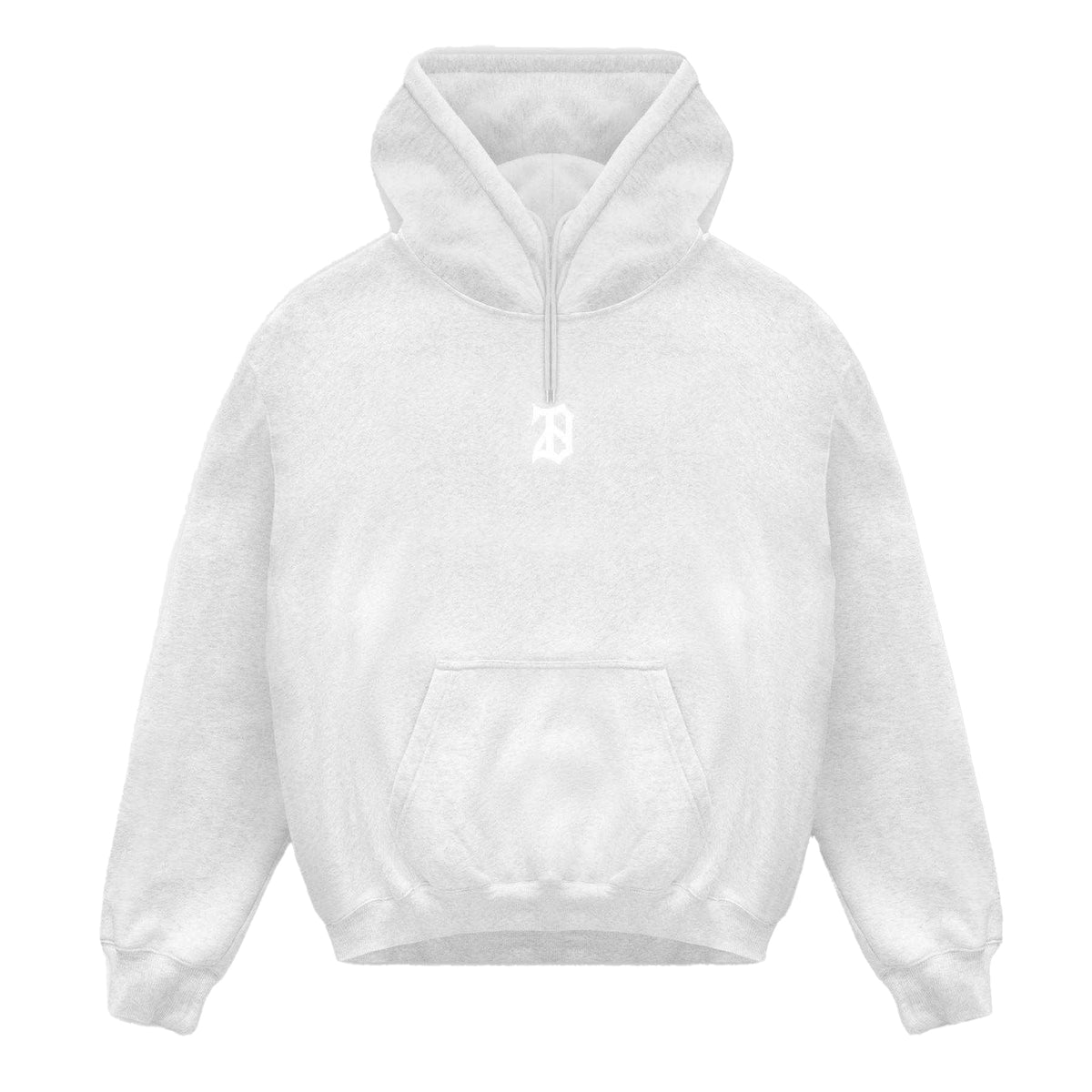 Grey - Front - 28 Club Mens Performance Gym Hoodie