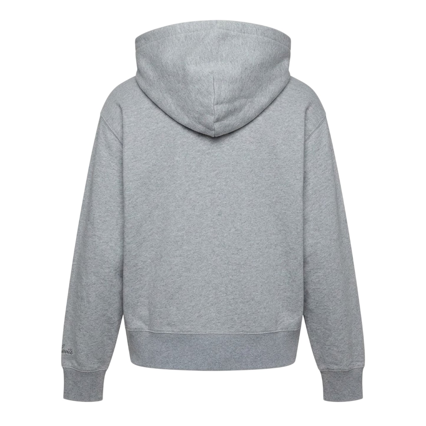 Heather Grey - Back - Levis Womens-Ladies Lettering Full Zip Hoodie