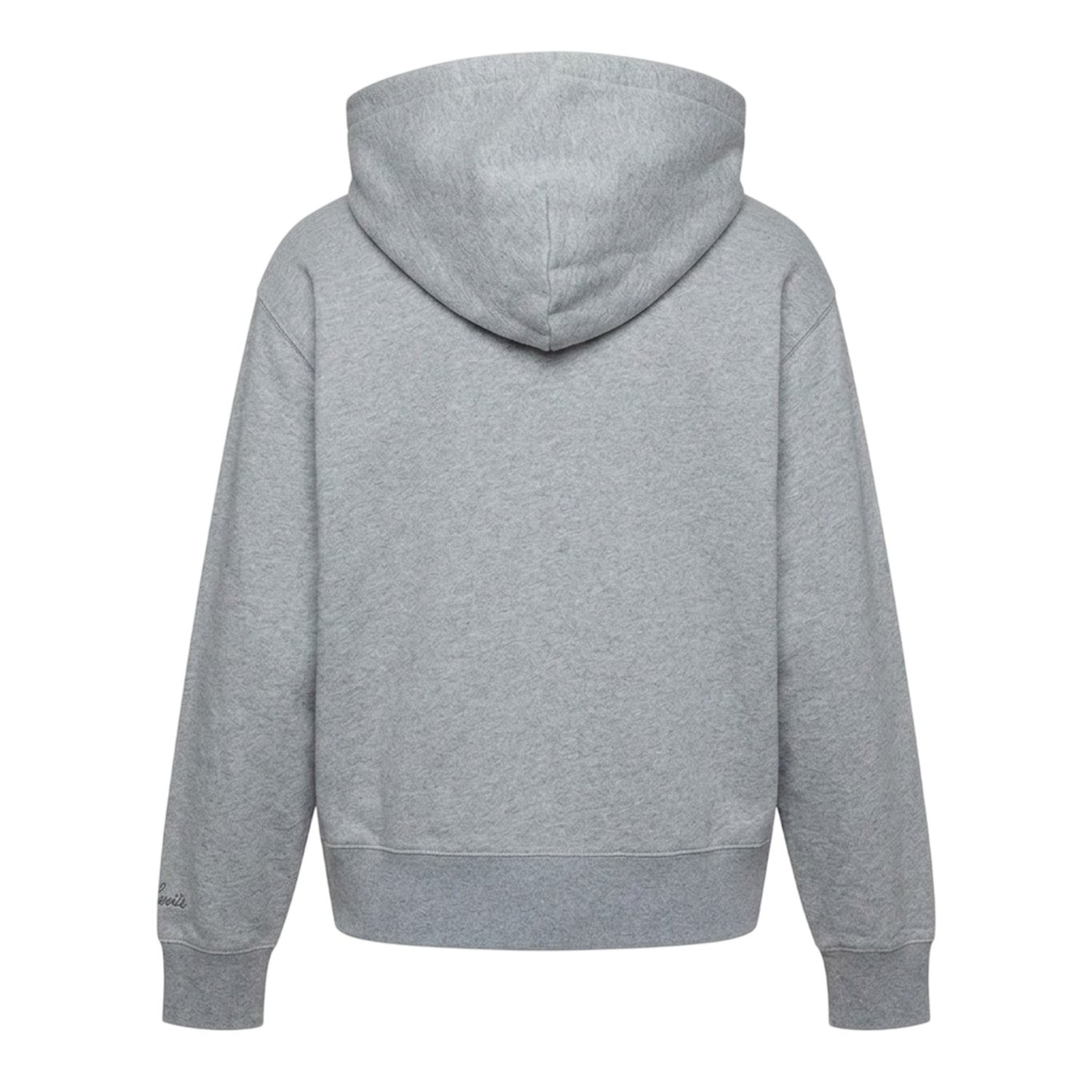 Heather Grey - Back - Levis Womens-Ladies Lettering Full Zip Hoodie
