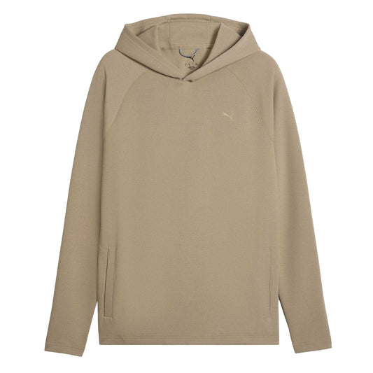 Iced Coffee - Front - Puma Mens Cloudspun Fleece Pullover Hoodie