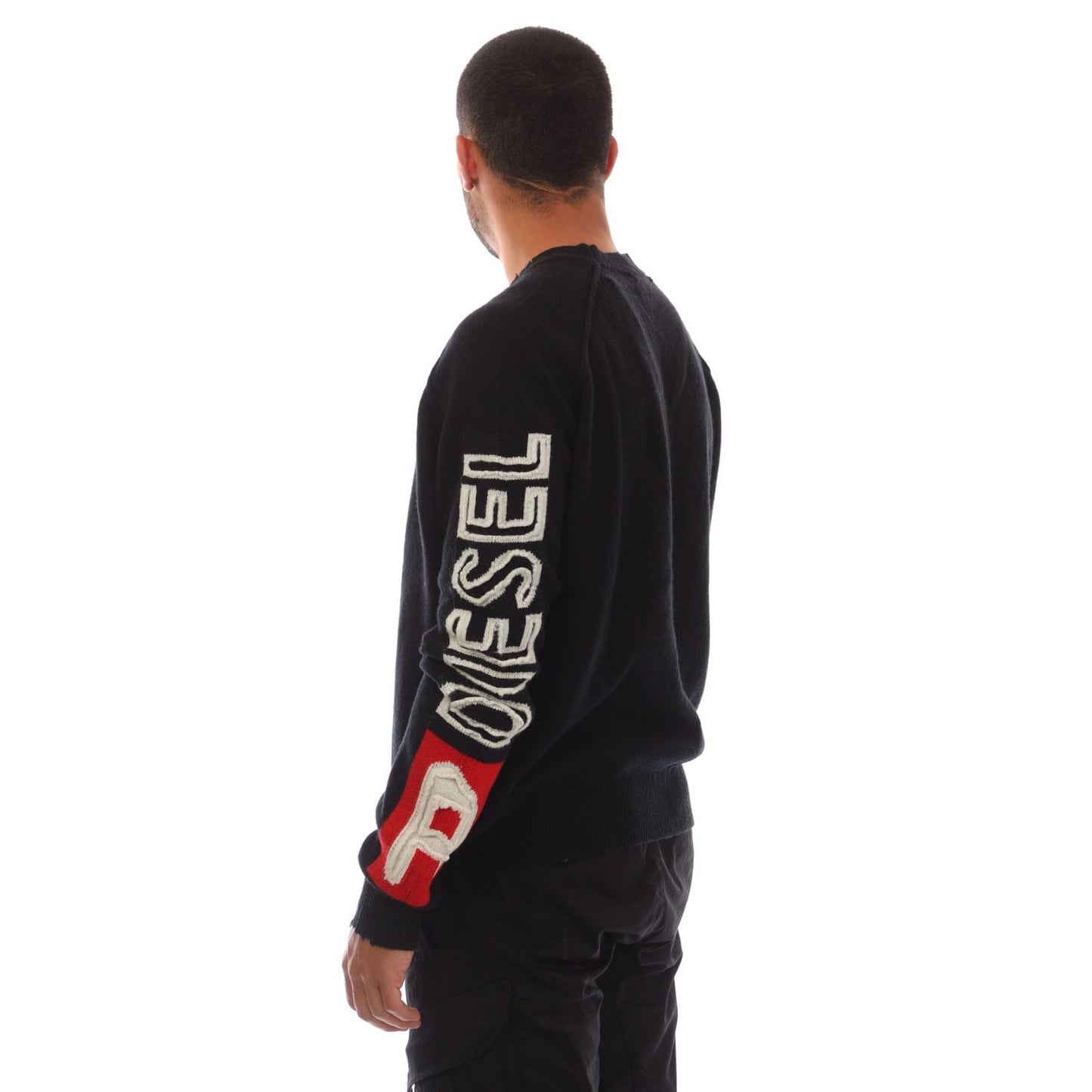 Black - Back - Diesel Mens K-Saria Sweatshirt