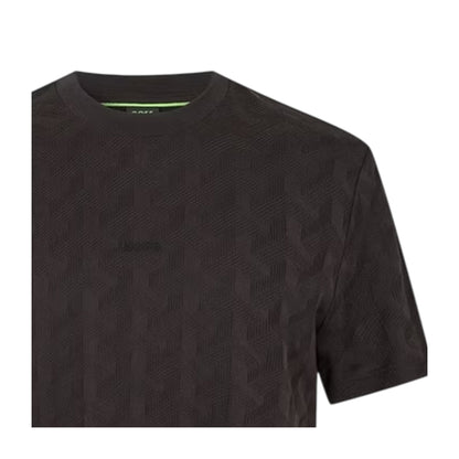 Black - Side - Boss Mens Artwork T-Shirt