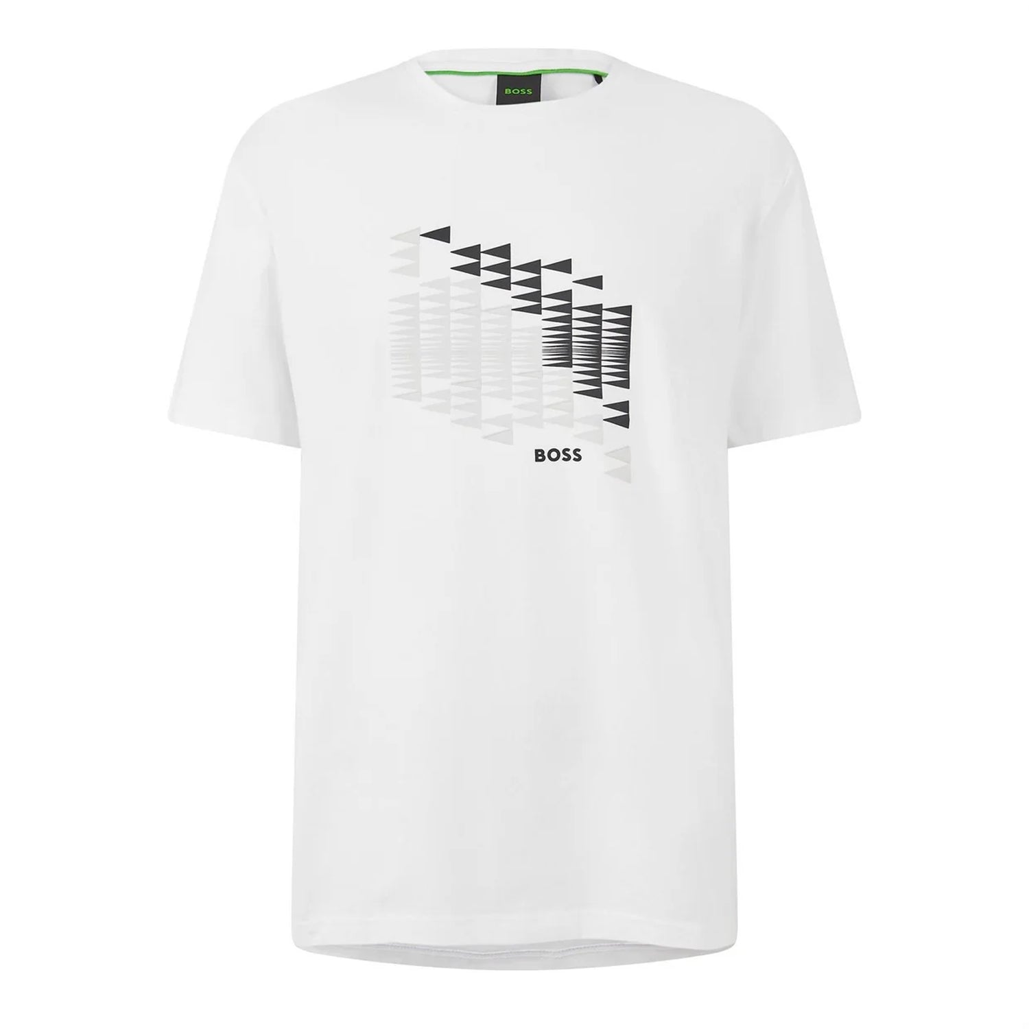 White - Front - Boss Mens Lightweight T-Shirt