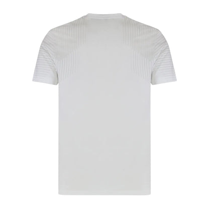 White - Back - Boss Mens Competition Slim Active T-Shirt