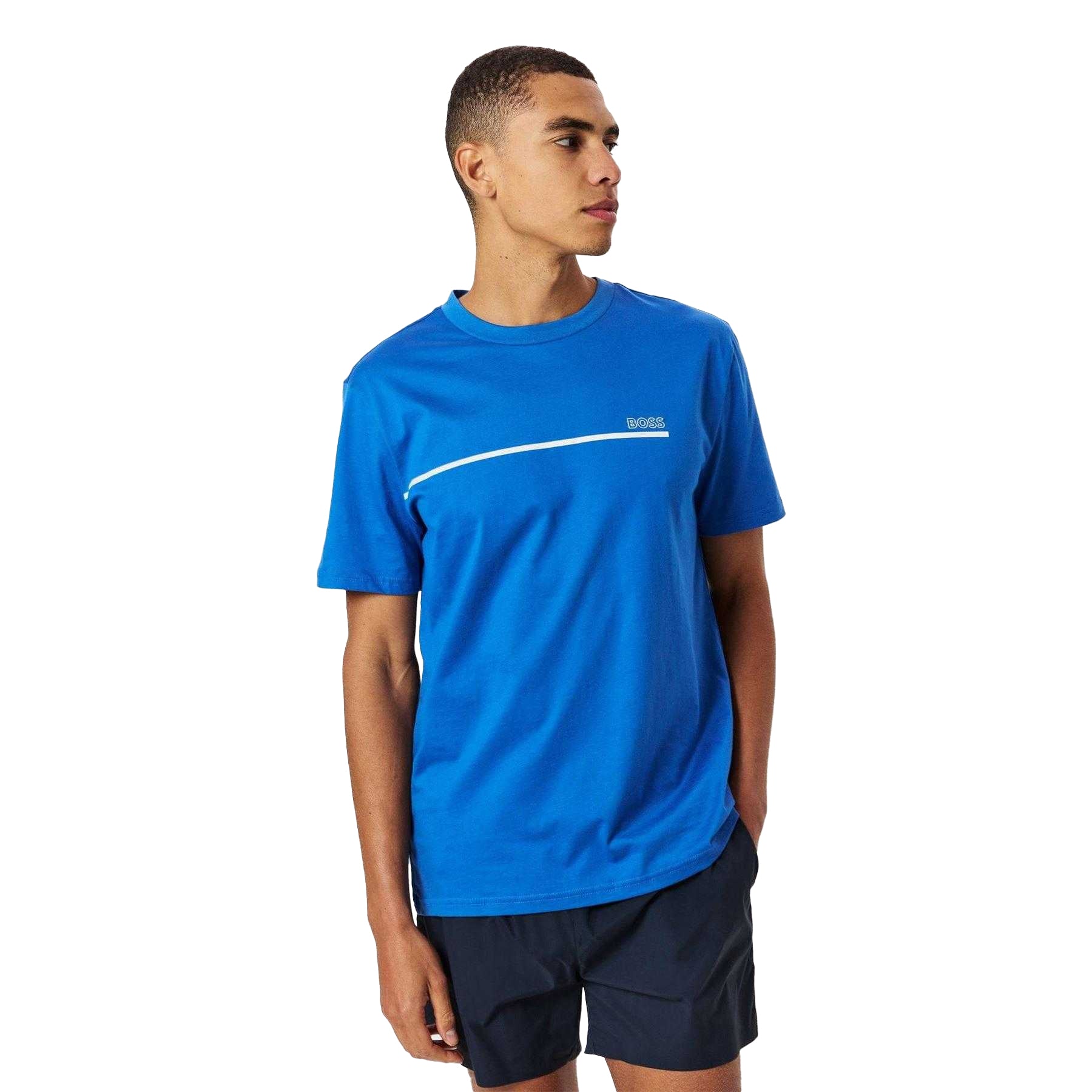 Red - Pack Shot - Boss Mens Bodywear Soft T-Shirt
