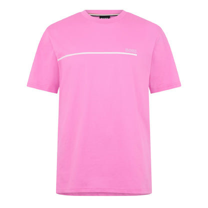 Bright Pink - Front - Boss Mens Bodywear Soft T-Shirt