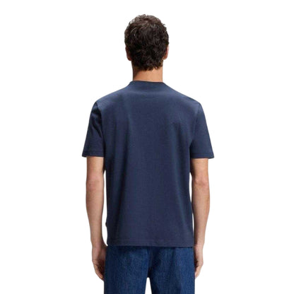 Open Blue - Back - Boss Mens Insignia Logo T-Shirt