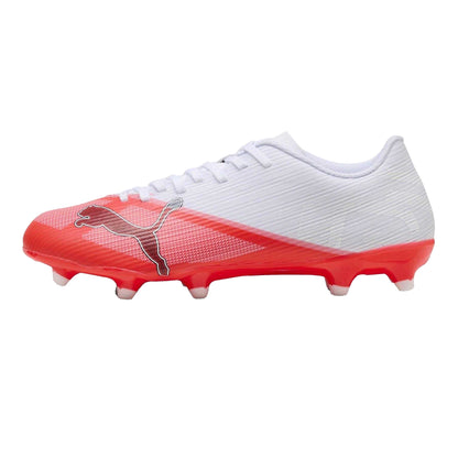 White-Red - Side - Puma Mens Ultra 7.4 Firm Ground Football Boots