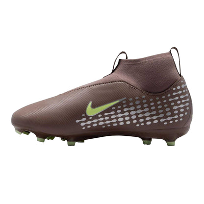 Plum-Silver - Side - Nike Childrens-Kids Zoom Mercurial Superfly 10 Academy Firm Ground Football Boots