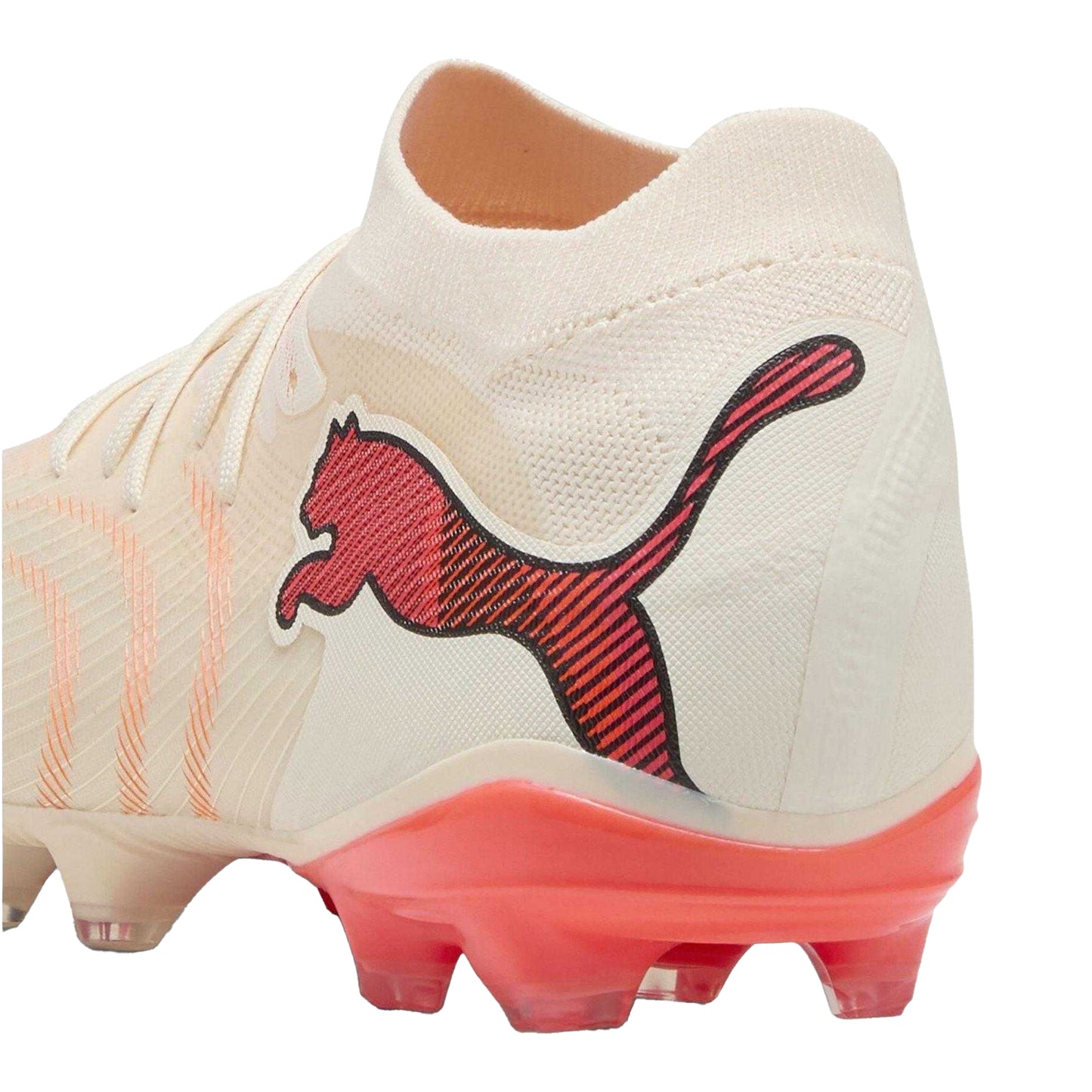Almond-Red - Back - Puma Mens Future 9 Match Firm Ground Football Boots