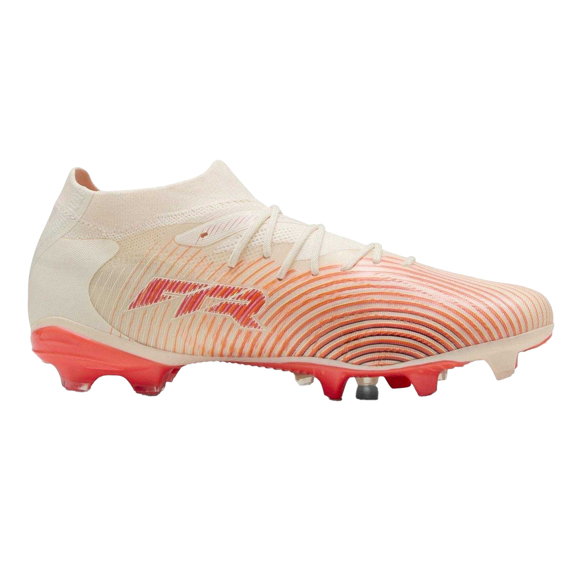 Almond-Red - Front - Puma Mens Future 9 Match Firm Ground Football Boots