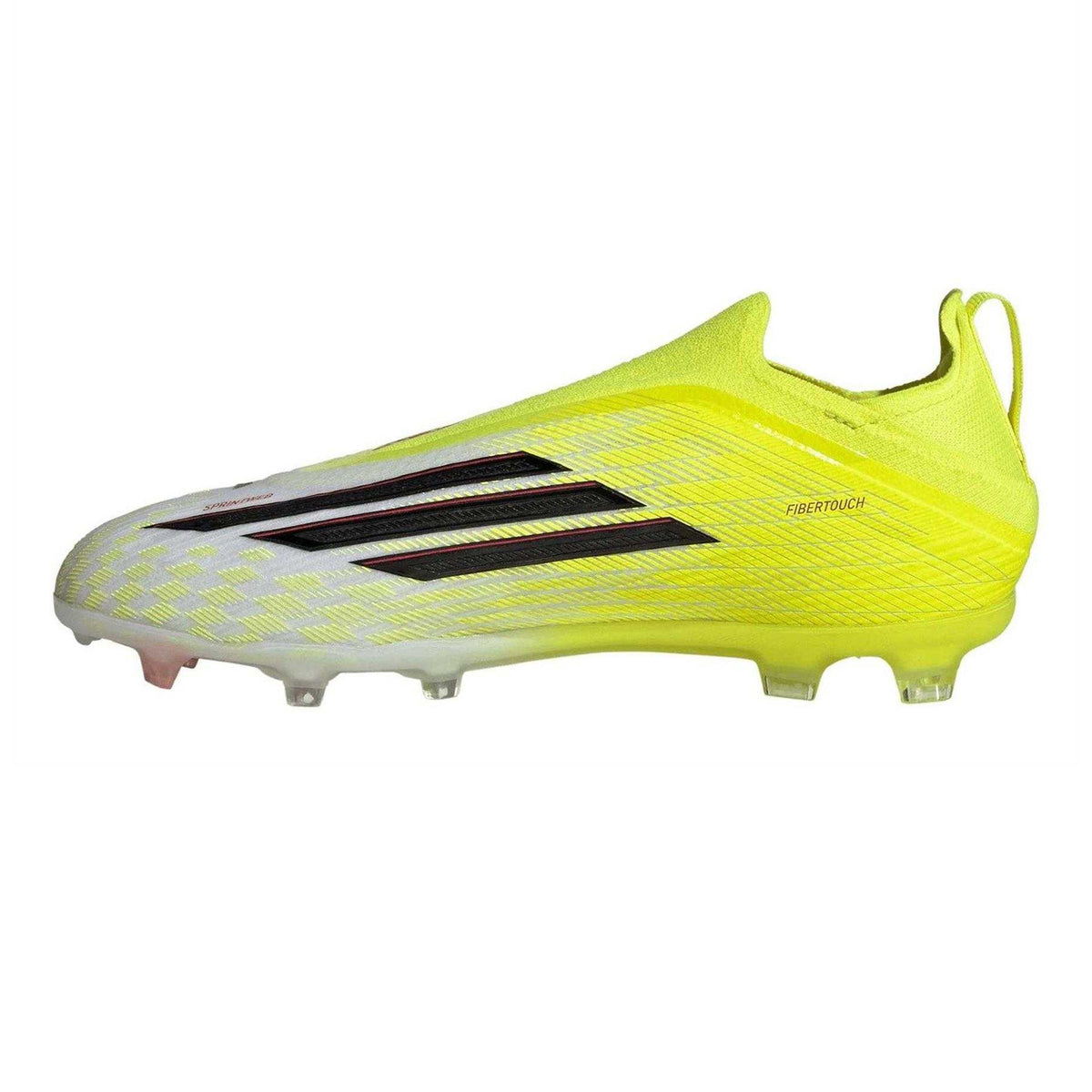 Solar Yellow - Side - Adidas Childrens-Kids F50 Elite Firm Ground Football Boots