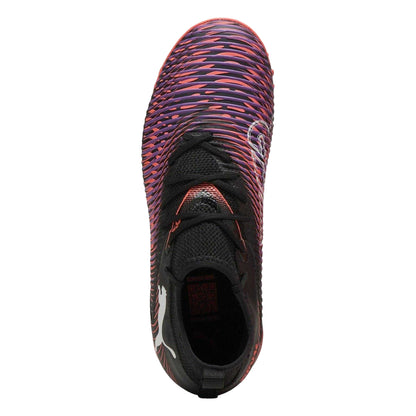 Black - Lifestyle - Puma Childrens-Kids Future Match 8 Mid Cut Astro Turf Trainers