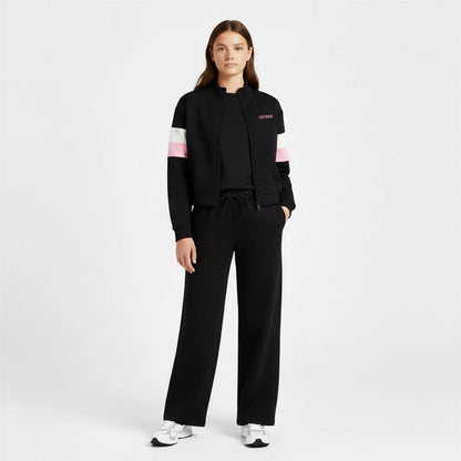 Jet Black - Back - Guess Childrens-Kids Sweat Jacket