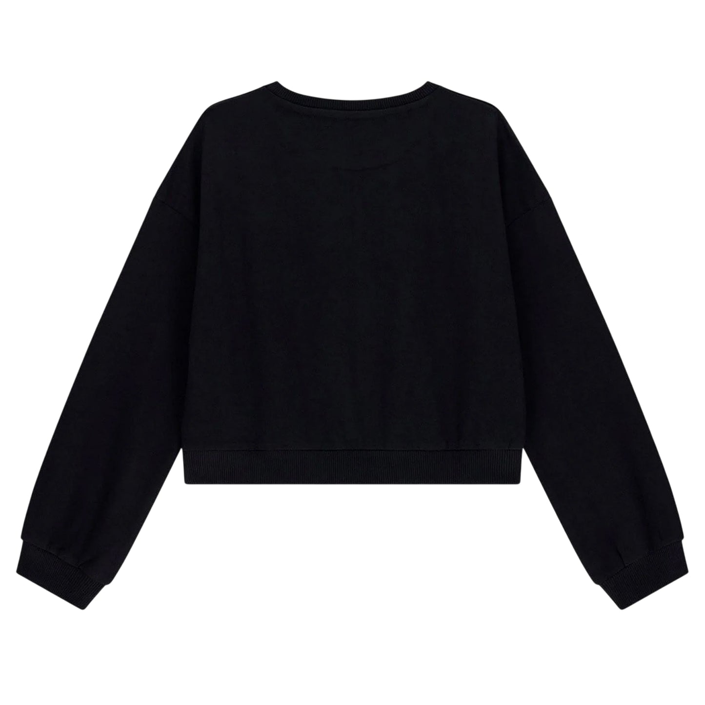 Jet Black - Front - Guess Childrens-Kids Logo Full Zip Hoodie