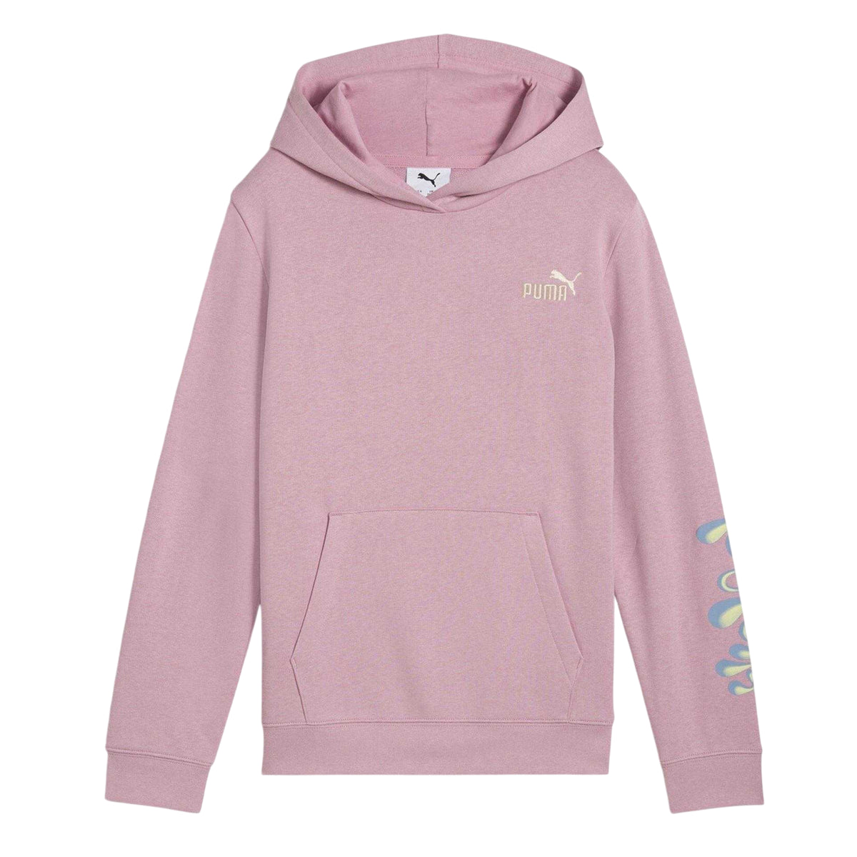 Pink - Front - Puma Childrens-Kids Tweenerverse Overhead Hoodie