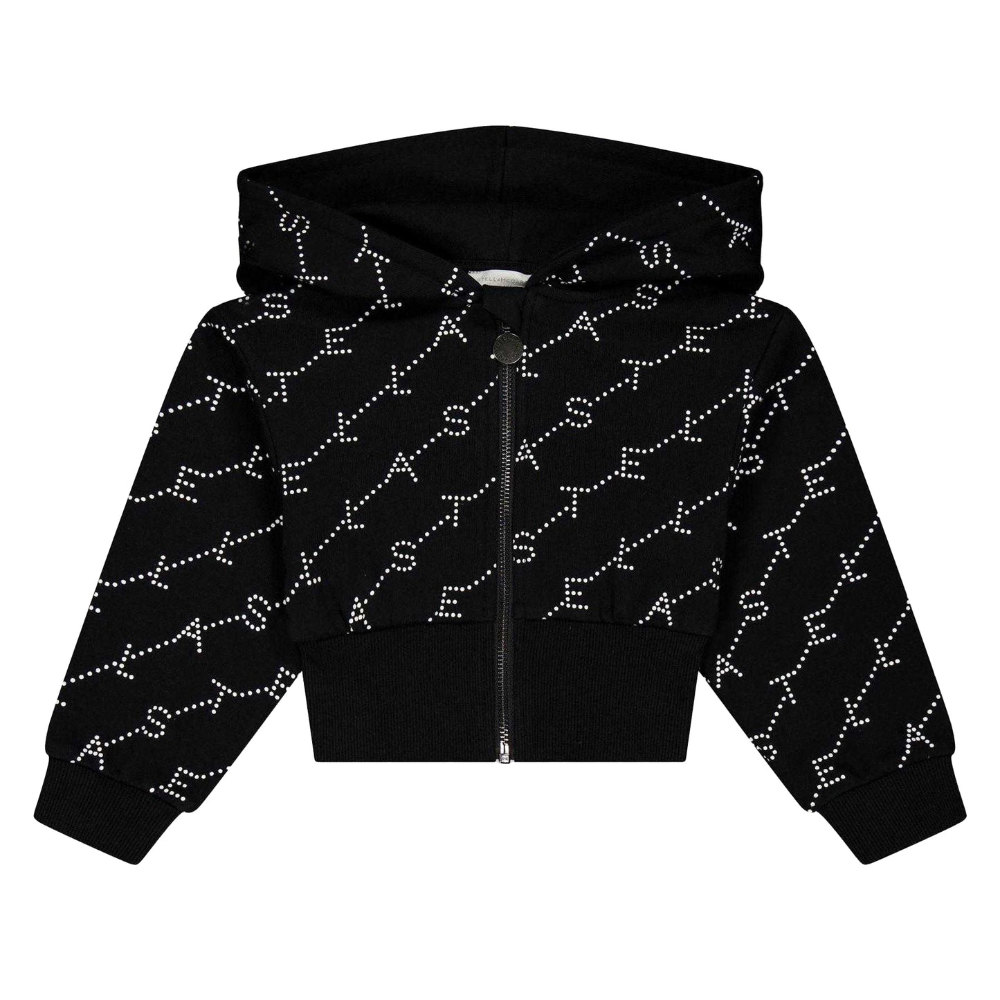 Black - Front - Stella McCartney Childrens-Kids Full Zip Hoodie