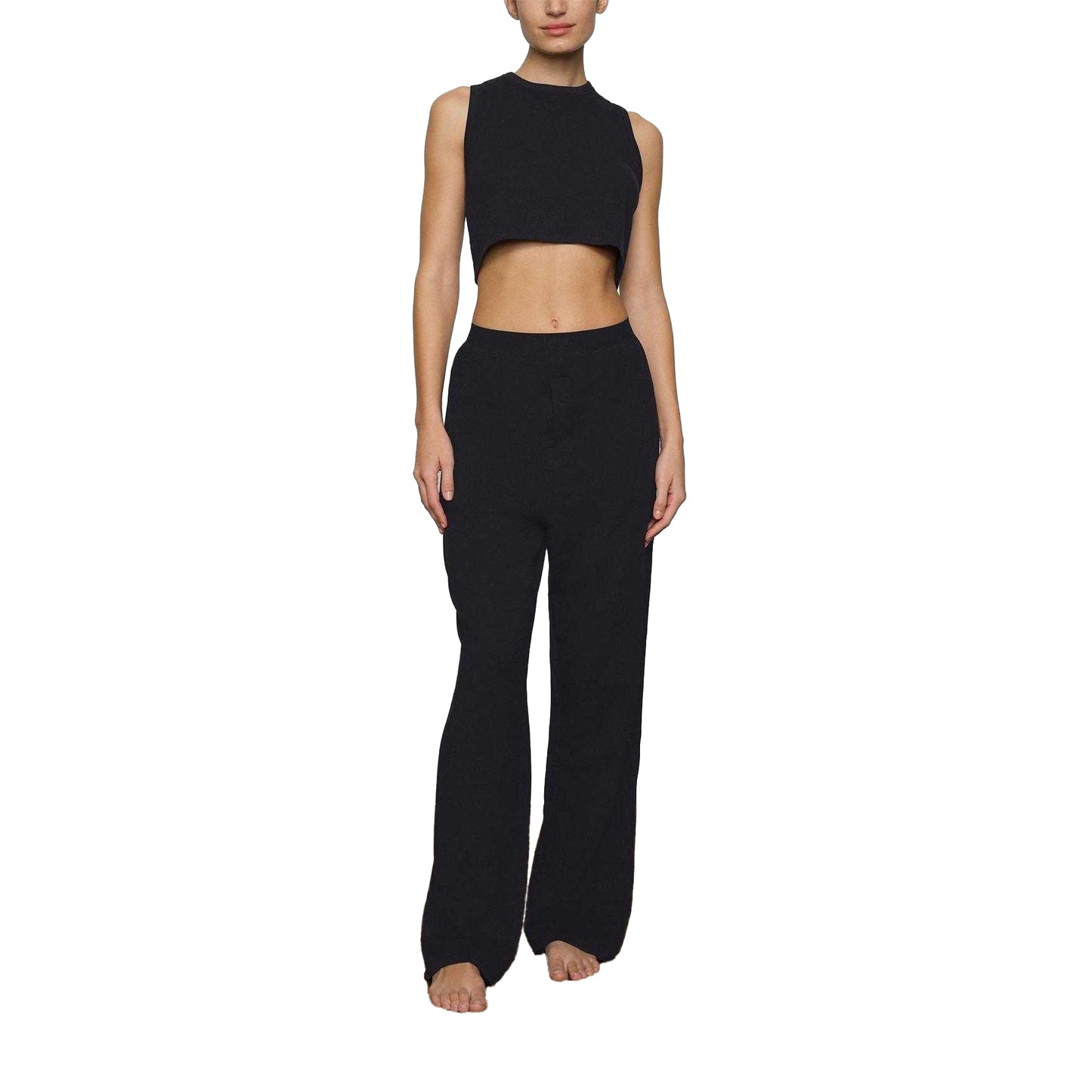 Onyx - Lifestyle - Skims Womens-Ladies Modal Boyfriend Lounge Pants