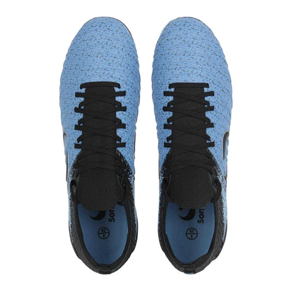 Black-Blue - Side - Sondico Childrens-Kids Blaze Firm Ground Football Boots
