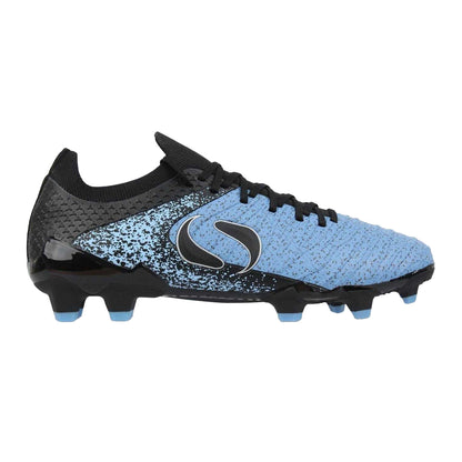 Black-Blue - Front - Sondico Childrens-Kids Blaze Firm Ground Football Boots