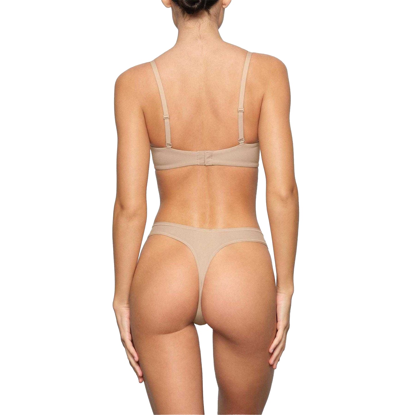 Clay - Back - Skims Womens-Ladies Push Up Bra