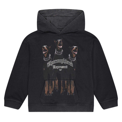 Black - Front - Represent Childrens-Kids Thoroughbred Oversized Hoodie