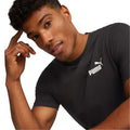 Black - Side - Puma Mens Essential Small Logo T-Shirt