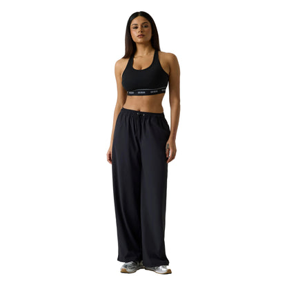 Jet Black - Lifestyle - Guess Womens-Ladies Alba Stretch Jersey Bralette