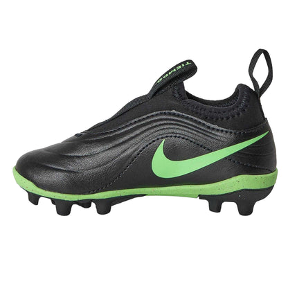 White-Red - Front - Nike Childrens-Kids Tiempo Club Firm Ground Football Boots