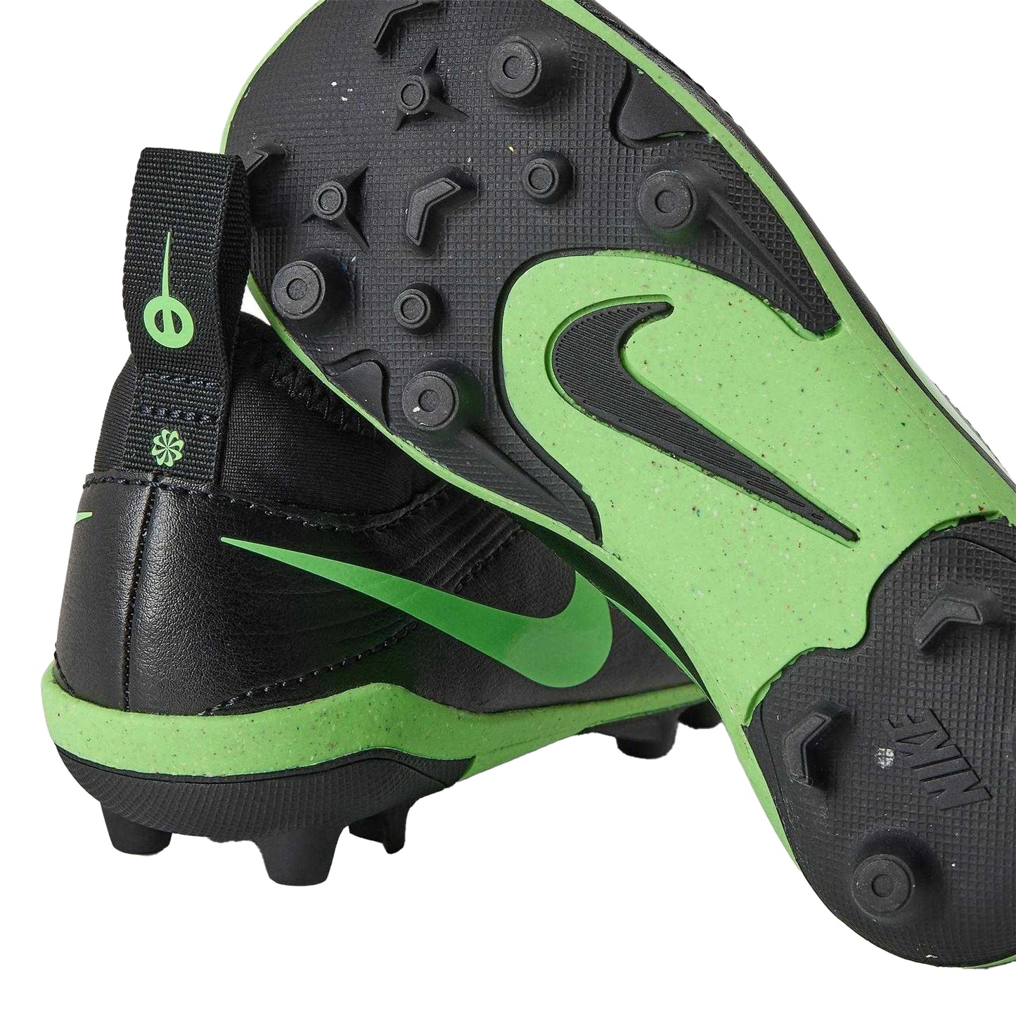 Black-Green - Lifestyle - Nike Childrens-Kids Tiempo Club Firm Ground Football Boots