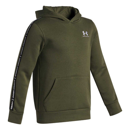 Green - Side - Under Armour Boys Icon Fleece Hoodie