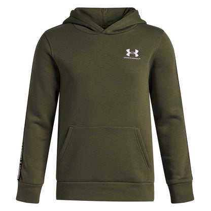 Green - Front - Under Armour Boys Icon Fleece Hoodie