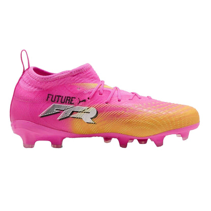 Pink - Front - Puma Childrens-Kids Future 9 Match Firm Ground Football Boots
