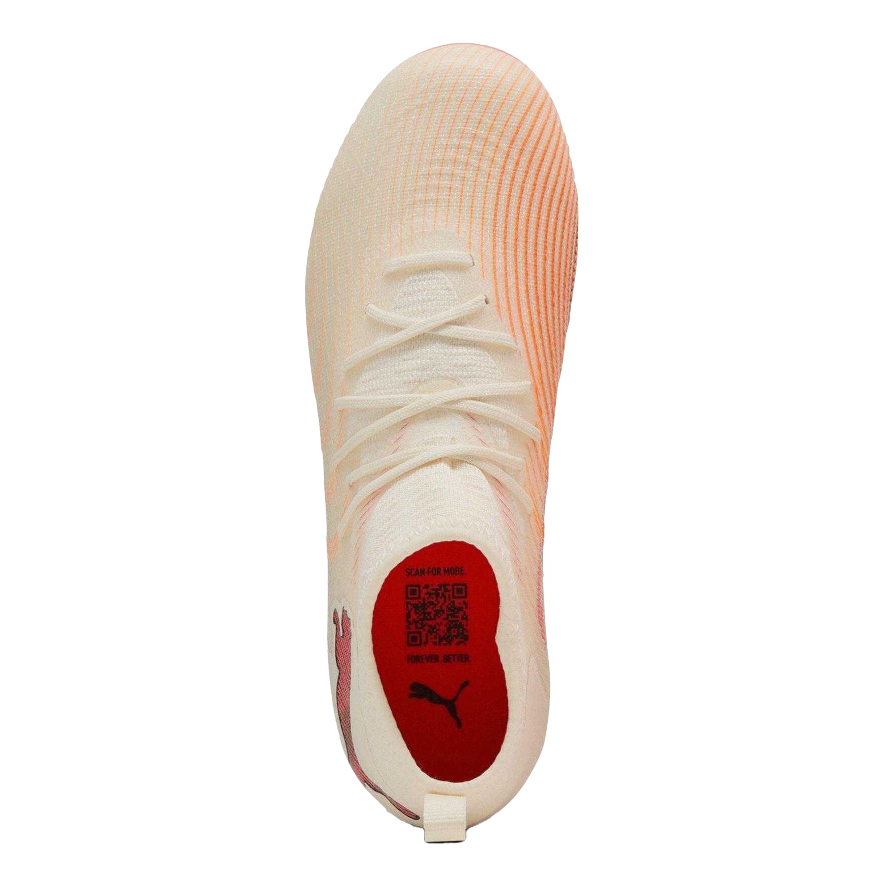 Almond-Red - Side - Puma Childrens-Kids Future 9 Match Firm Ground Football Boots