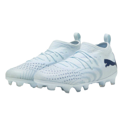Ice Blue - Pack Shot - Puma Childrens-Kids Future 9 Match Firm Ground Football Boots
