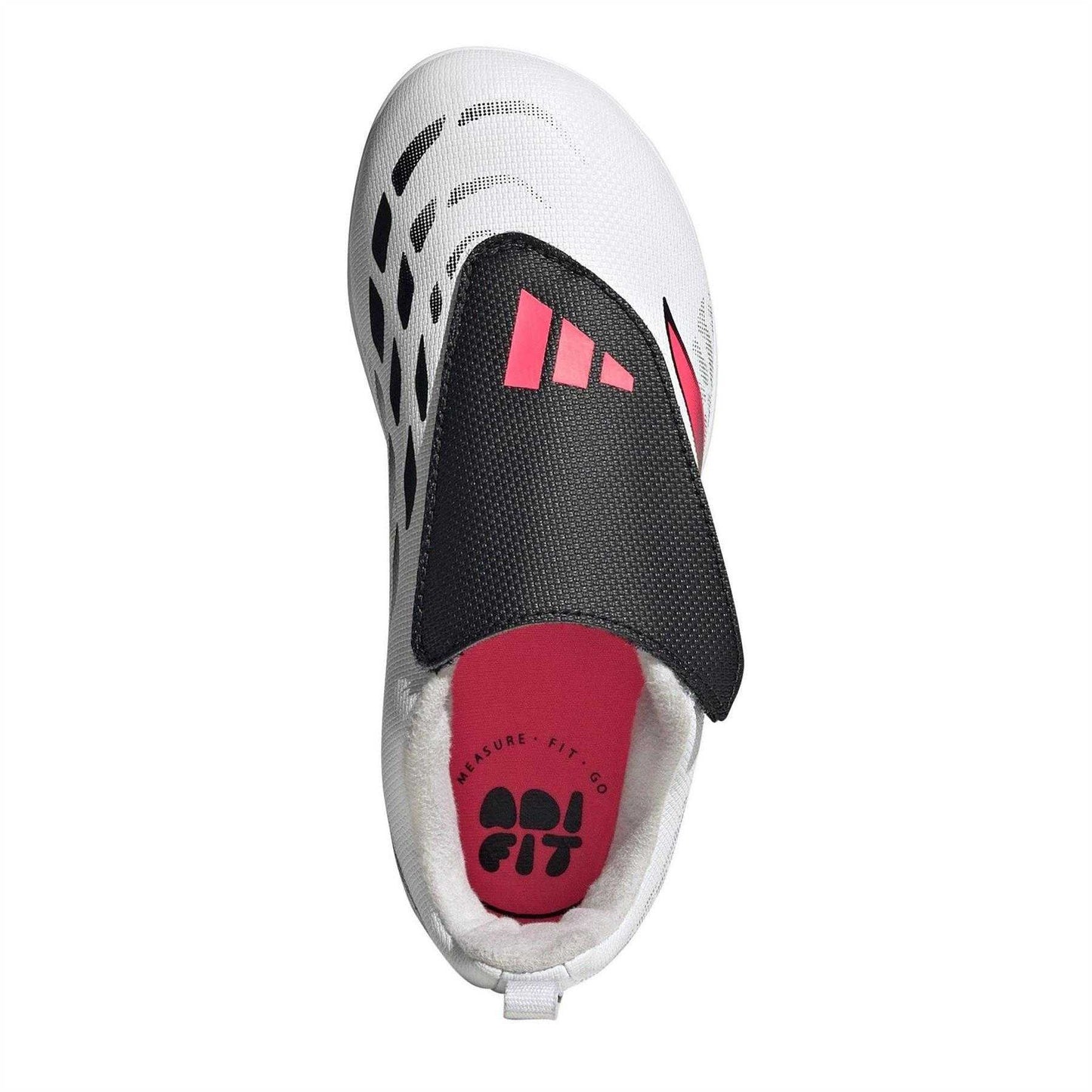White-Coral - Lifestyle - Predator Childrens-Kids Predator Laceless Firm Ground Football Boots