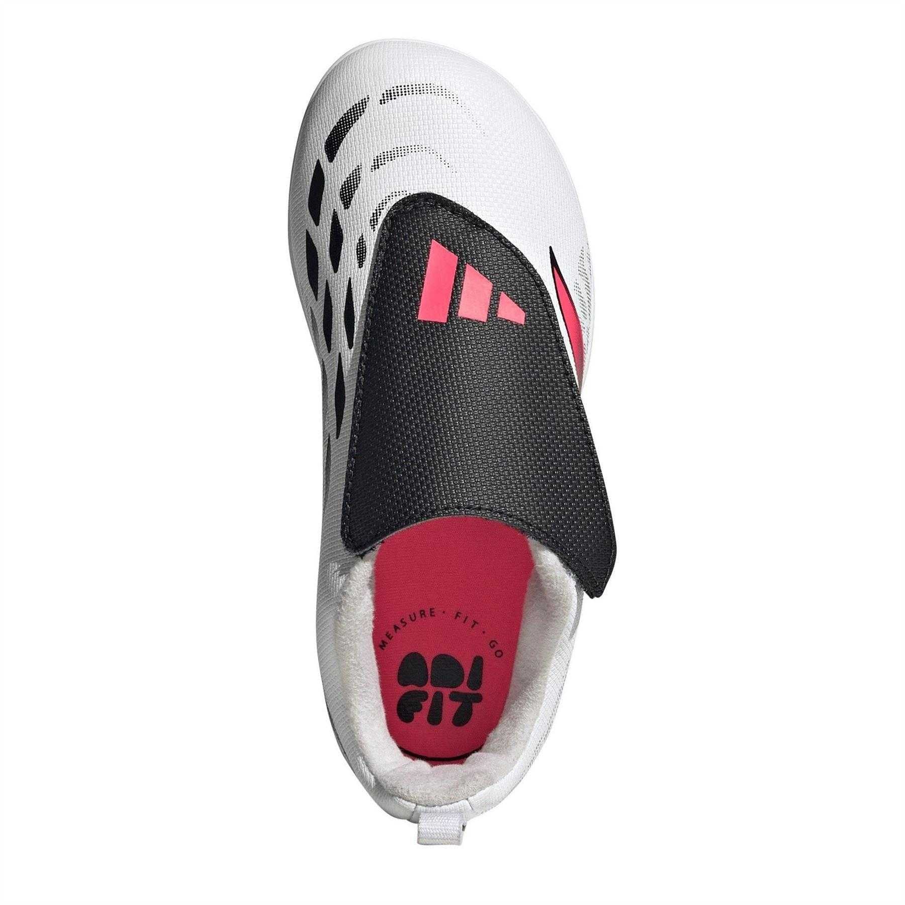 White-Coral - Lifestyle - Predator Childrens-Kids Predator Laceless Firm Ground Football Boots