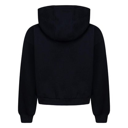 Black - Back - Nike Girls Sportswear Club Fleece Boxy Hoodie