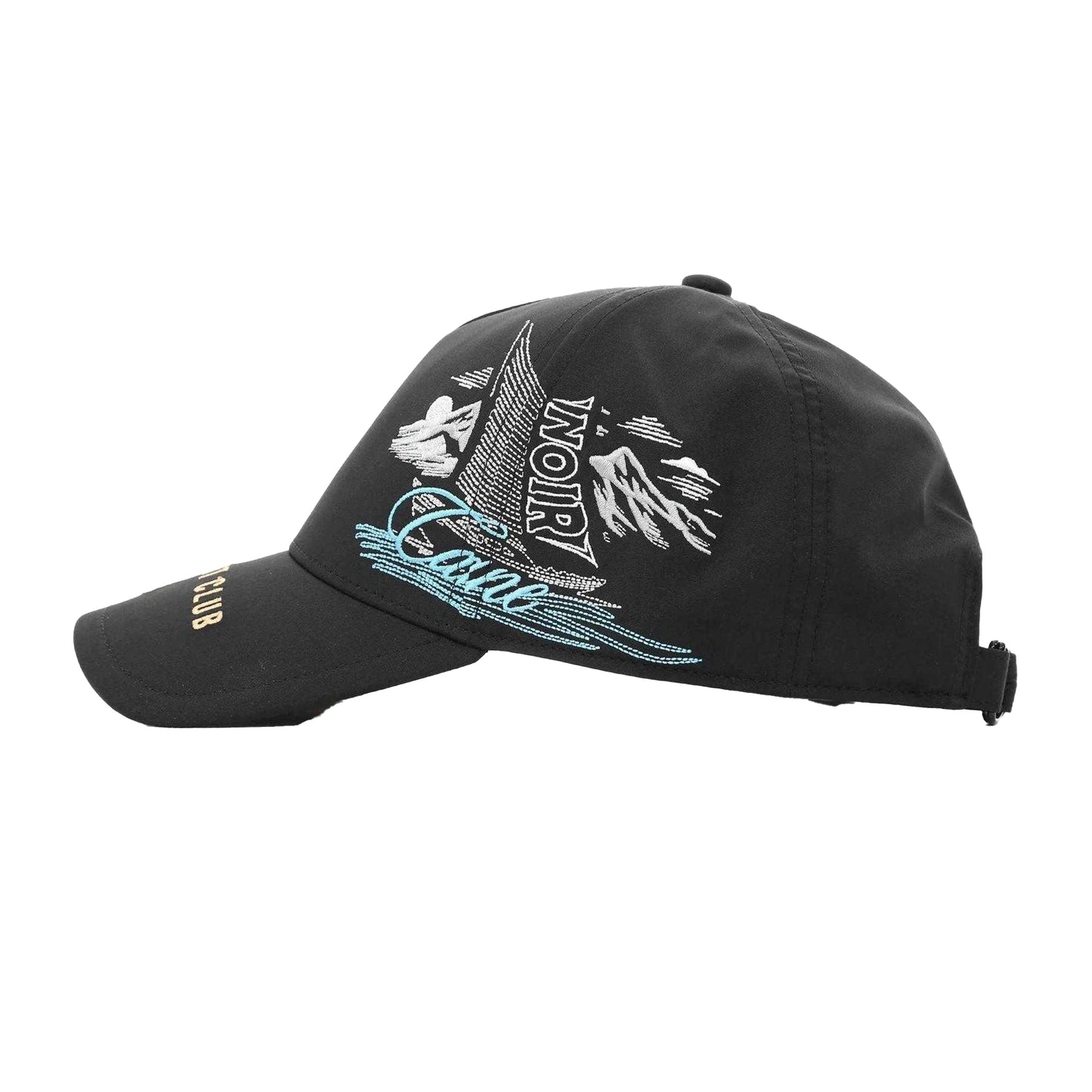 Blue-Black - Side - Societe Noir Mens Yacht Club Trucker Cap