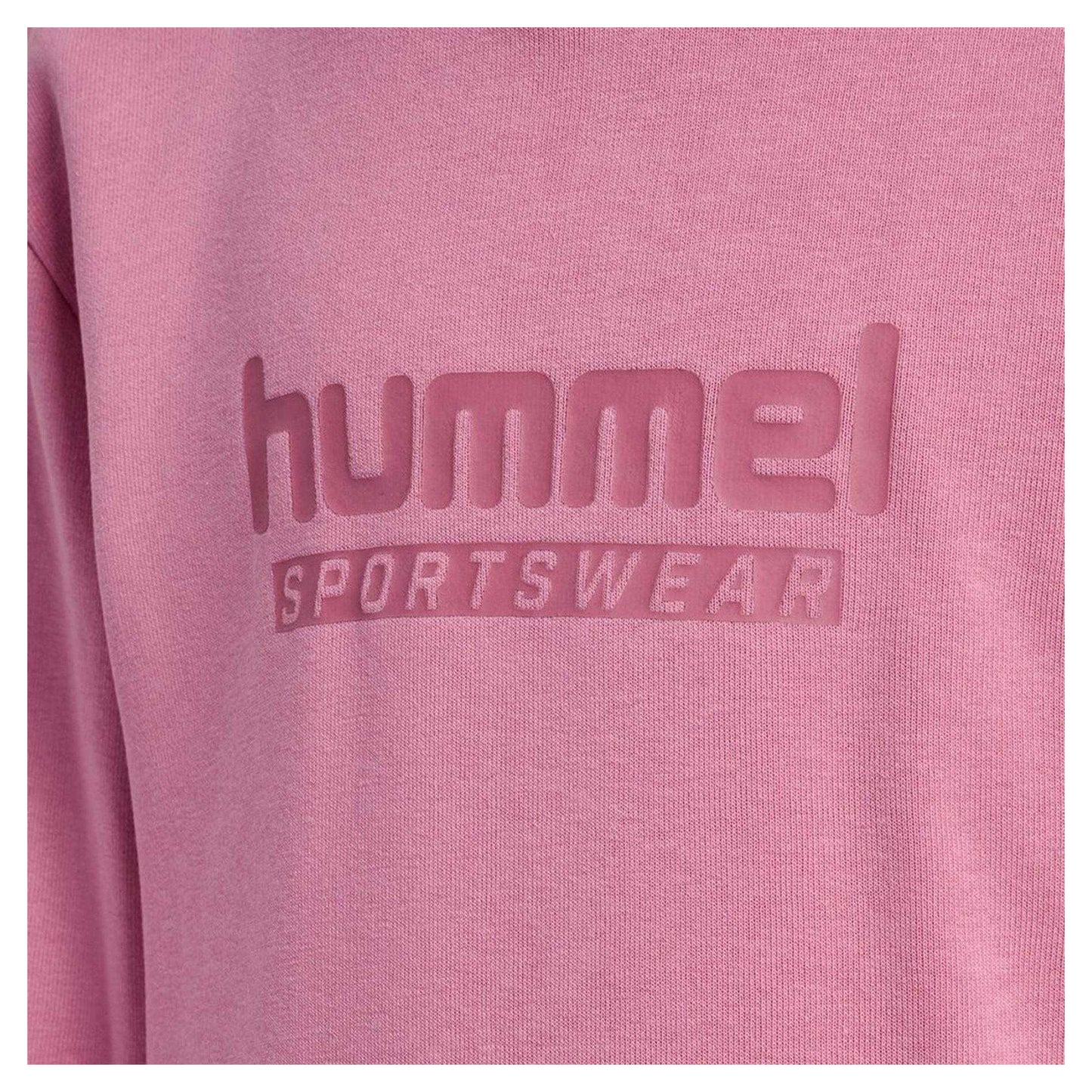 Pink - Lifestyle - Hummel Girls Base Loopback Hoodie