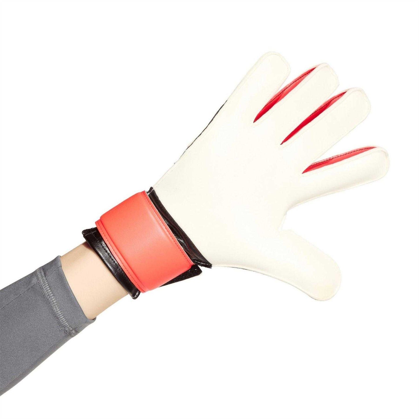 Black-Red - Lifestyle - Adidas Childrens-Kids Predator 3 Stripes Goalkeeper Gloves