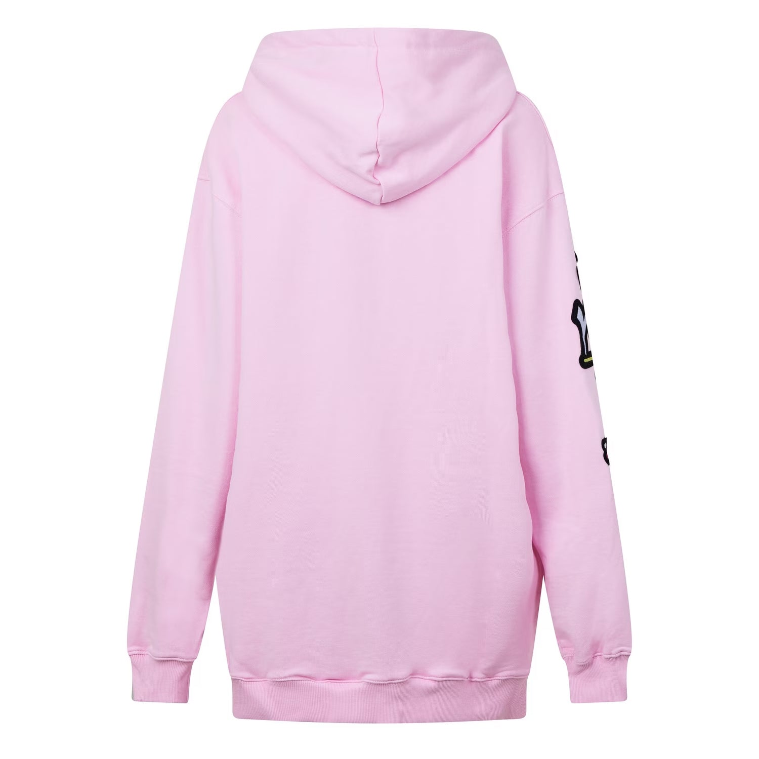 Pink - Back - Diadora Girls Unicorn Overhead Drawstring Hoodie