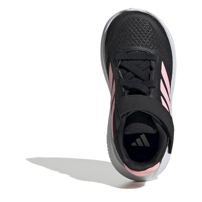 Black-Pink - Pack Shot - Adidas Childrens-Kids Runfalcon 5 Trainers