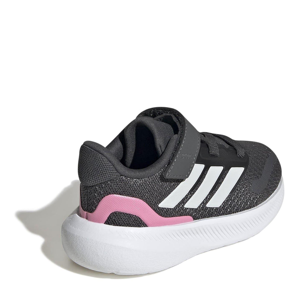 Grey-Pink - Lifestyle - Adidas Childrens-Kids Runfalcon 5 Trainers
