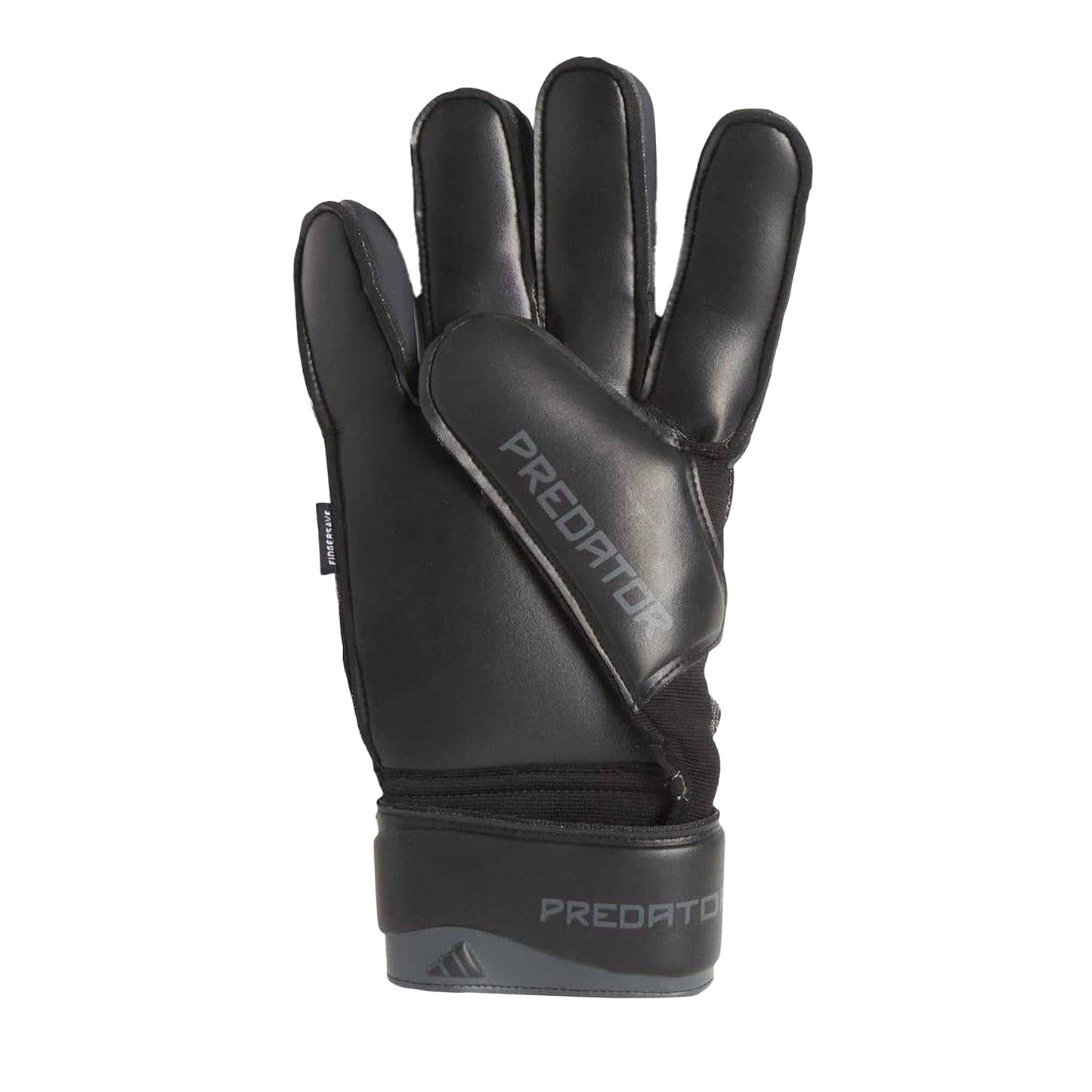 Black - Back - Adidas Unisex Adult Predator Match Fingersave Goalkeeper Gloves