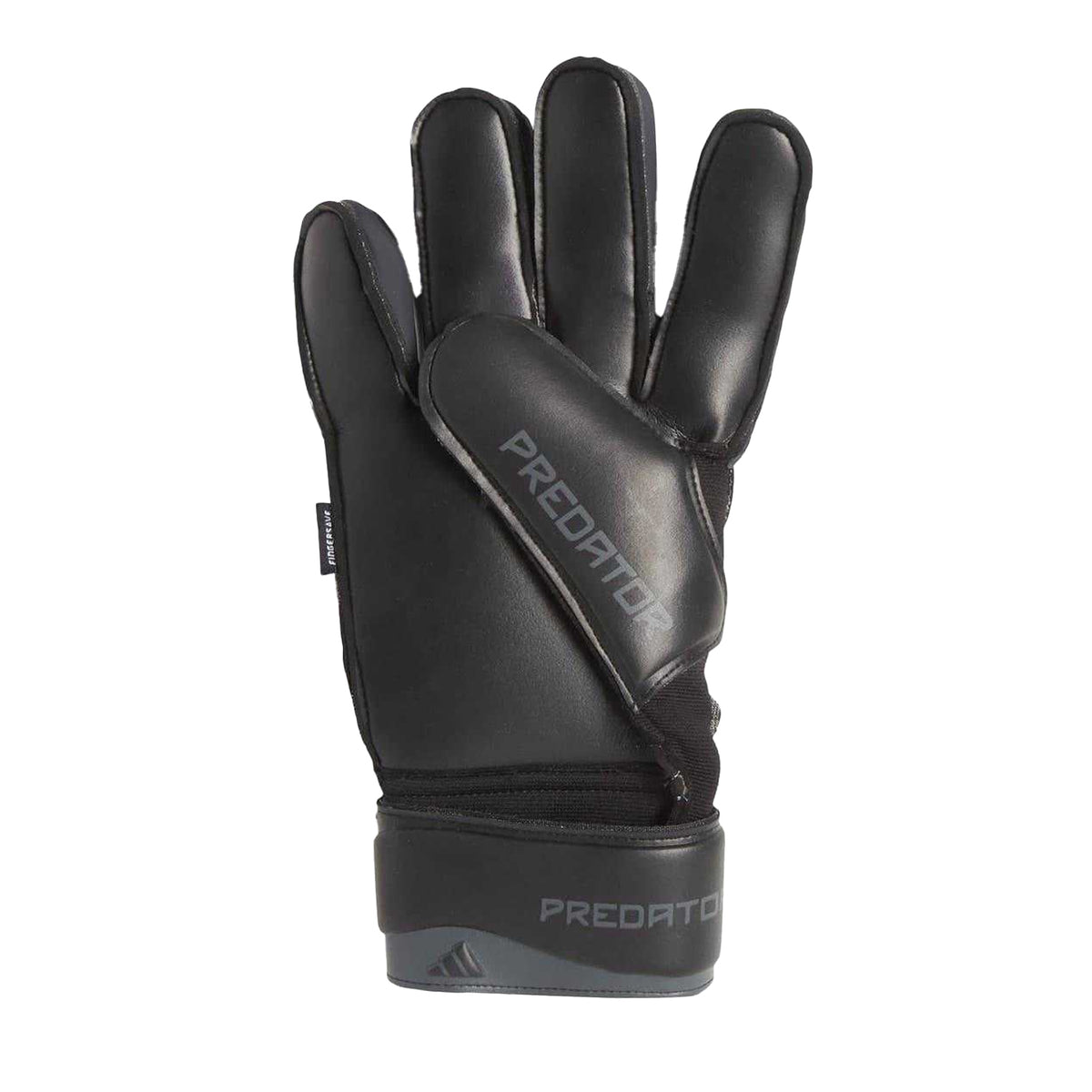 Black - Back - Adidas Unisex Adult Predator Match Fingersave Goalkeeper Gloves